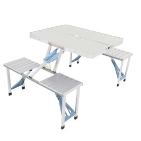 One-piece Folding Tables And Chairs - Aluminum Alloy Model